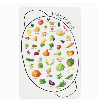calendario magnético de temporada - frutas y hortalizas - primavera