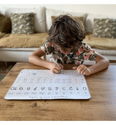 juego magnético educativo para aprender a escribir los números