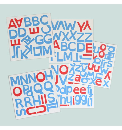 alfabeto magnético Abierto disléxicos - Ferflex