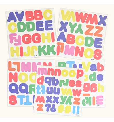 letras magnéticas multicolores para niños - Ferflex