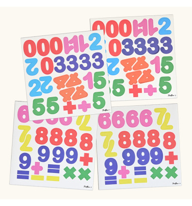 Números magnéticos multicolores - juegos educativos para niños - Ferflex