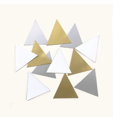 Imán triangular flexible para decorar papel pintado magnético o una nevera - Ferflex