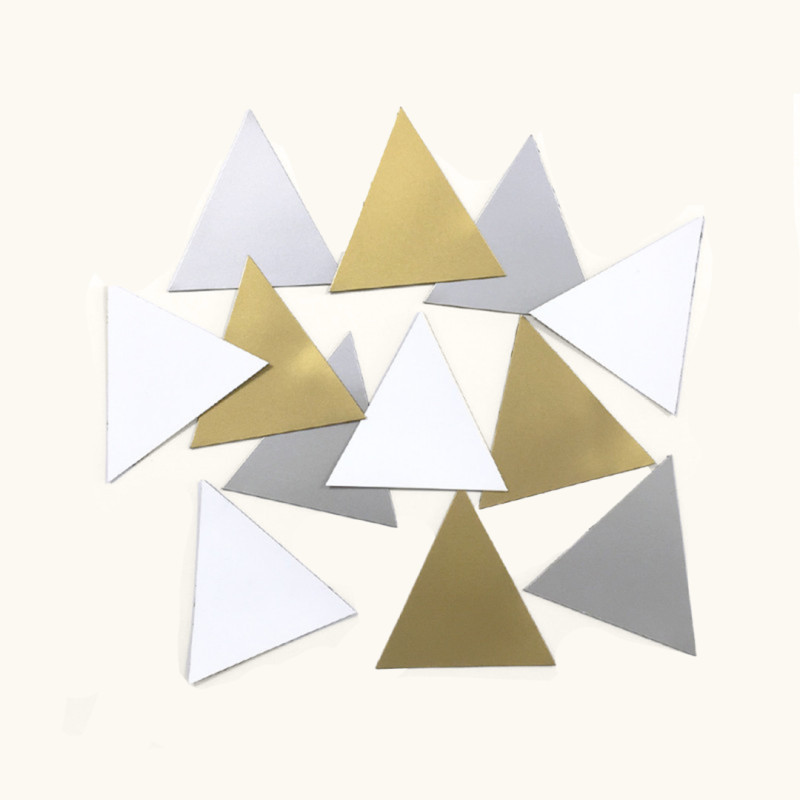 Imán triangular flexible para decorar papel pintado magnético o una nevera - Ferflex