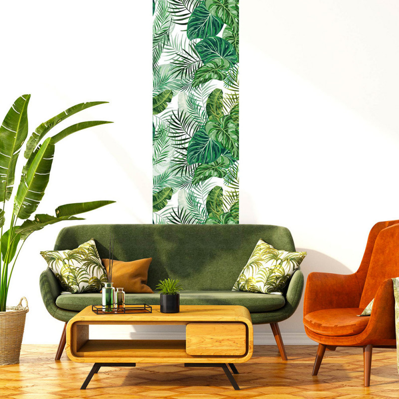 papel pintado magnético intercambiable verde tropical