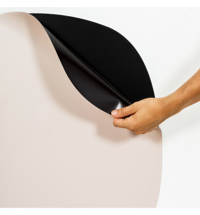 pizarra magnética de pared ovoide rosa-beige - Decoración Interior - Ferflex