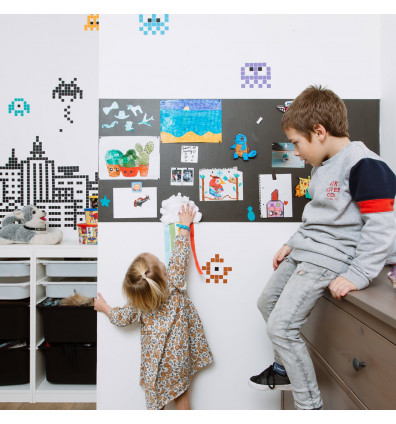 papier peint magnétique idéal créer un espace de jeu dans une chambre d'enfant - Ferflex